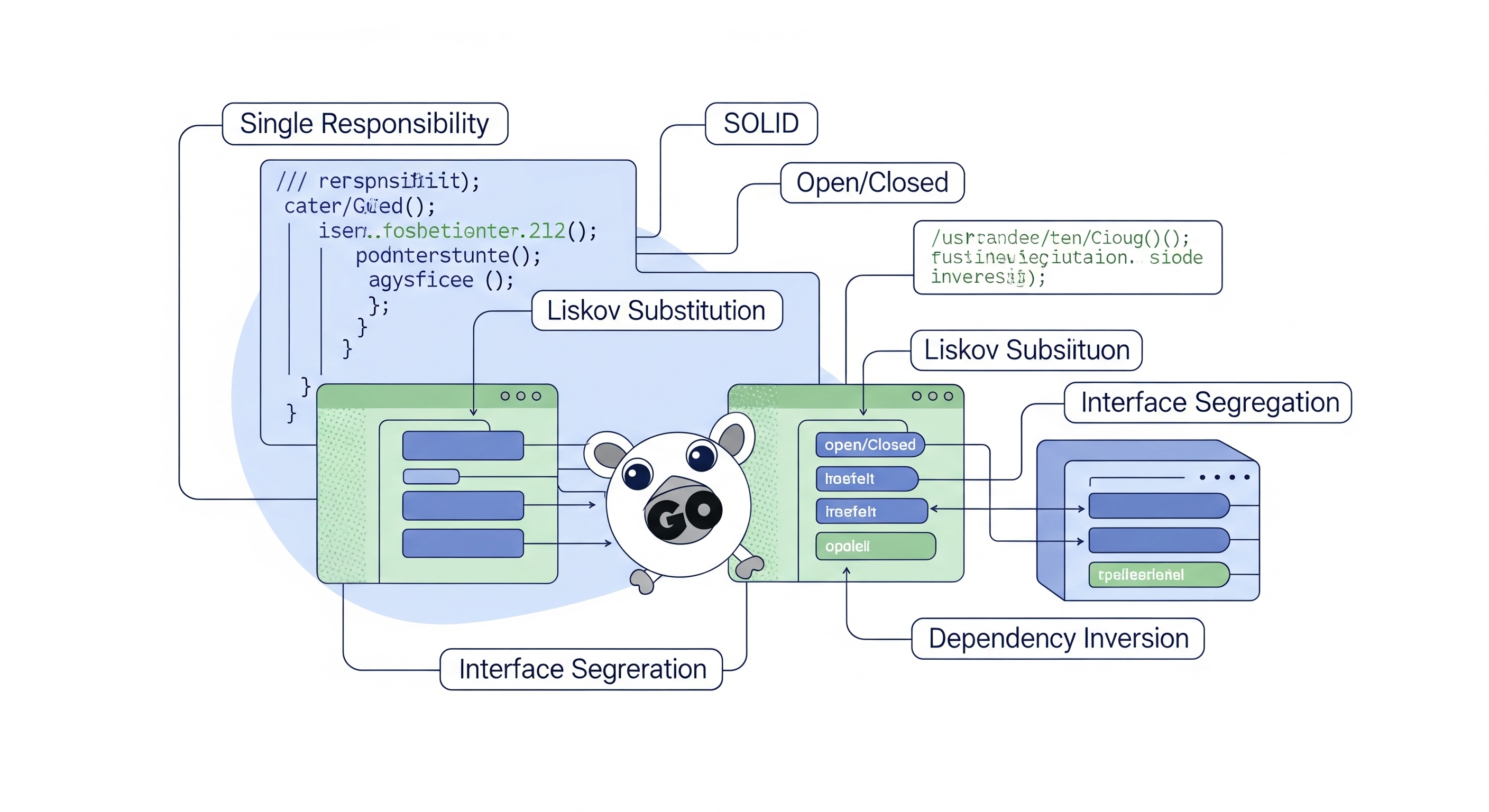 เรามาดูกันว่าเราจะเขียน Go ตามแนวทาง SOLID ได้ยังไงกันนะ /posts/go/solid/featured-image.jpg